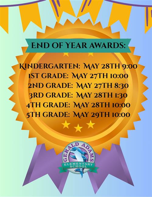  End of Year Awards